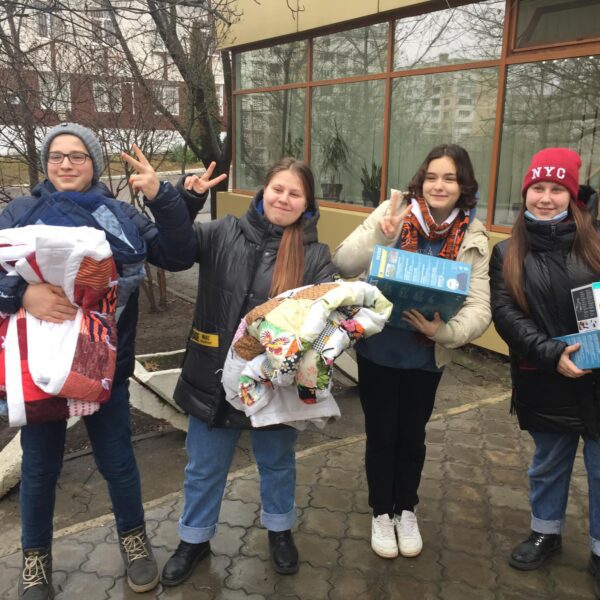 Presents for Ukrainian families in Moldova